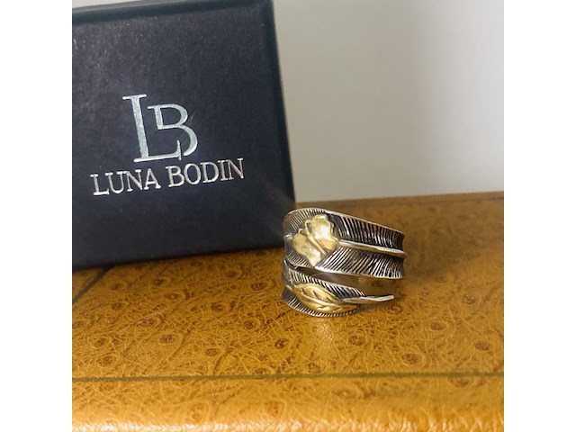 Zilveren ring - luna bodin lafeuille - afbeelding 1 van  3
