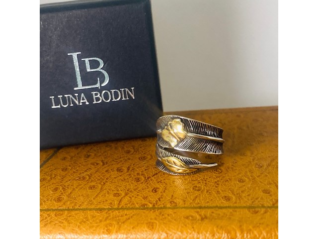 Zilveren ring - luna bodin lafeuille - afbeelding 2 van  3
