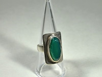 Zilveren ring - afbeelding 1 van  6