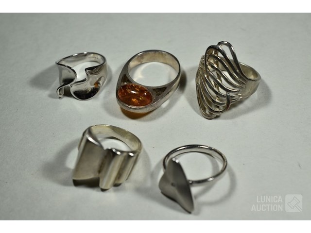 Zilveren ringen - afbeelding 4 van  9