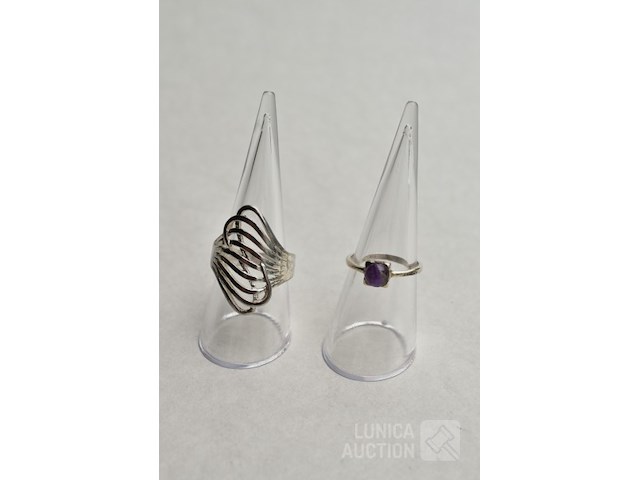 Zilveren ringen - afbeelding 1 van  6