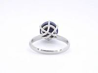 Zilveren sterling ring met natuurlijke lapis lazuli - juwelierskwaliteit - afbeelding 6 van  9