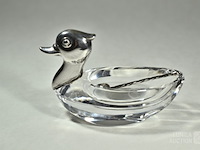 Zilveren/kristallen zoutvaatje - afbeelding 2 van  7