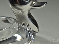 Zilveren/kristallen zoutvaatje - afbeelding 5 van  7