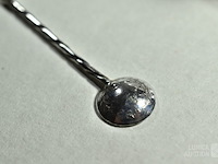 Zilveren/kristallen zoutvaatje - afbeelding 7 van  7