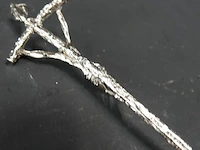 Zilvertinnen crucifix - afbeelding 5 van  5