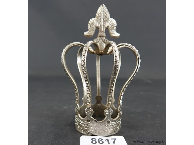 Zilvertinnen kroon - afbeelding 2 van  5