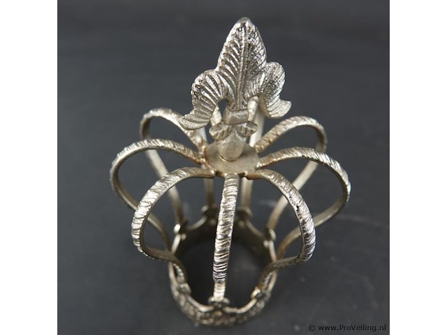 Zilvertinnen kroon - afbeelding 3 van  5