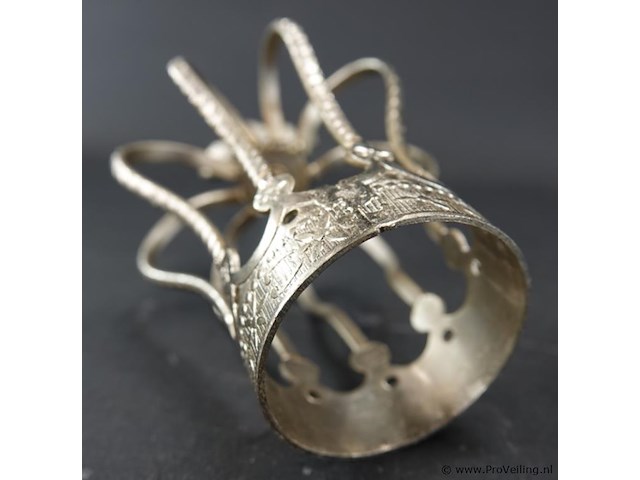 Zilvertinnen kroon - afbeelding 5 van  5