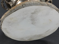 Zilvertinnen marokkaanse dekselschaal - afbeelding 5 van  5