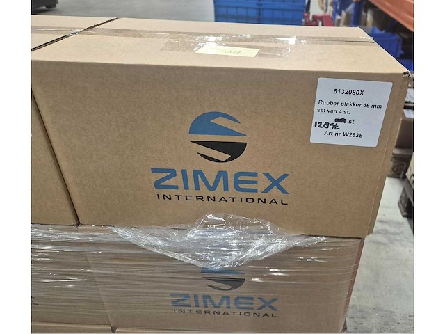 Zimex international - partij zelfklevende rubberen plakkers 46mm - afbeelding 2 van  3