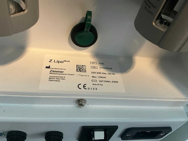 Zimmer z-lipo / z-wave set cryolipolyse en shockwave apparatuur - afbeelding 4 van  20