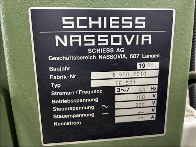 Zink-vonk machine schiess-nassovia, fe 501, groen, bouwjaar 1981 - afbeelding 4 van  5
