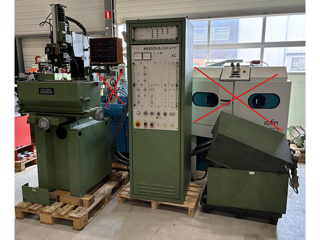 Zink-vonk machine schiess-nassovia, fe 501, groen, bouwjaar 1981 - afbeelding 5 van  5