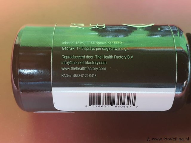 Zink & zilver spray - 10 flesjes - afbeelding 3 van  9