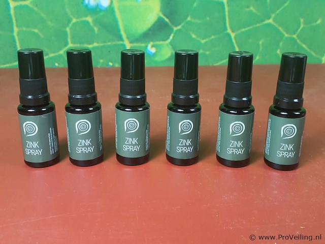 Zink & zilver spray - 10 flesjes - afbeelding 6 van  9