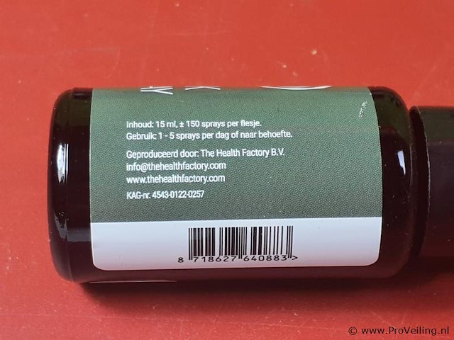 Zink & zilver spray - 10 flesjes - afbeelding 7 van  9