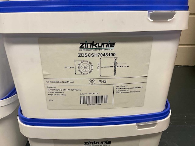 Zinkunie bevestigingsmateriaal - afbeelding 2 van  3