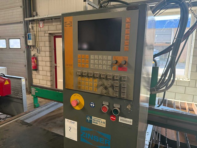 Zinser - 1995 - cnc 500 - plasmasnijmachine - afbeelding 8 van  12