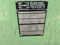 Zinser p20fs puntlasmachine - afbeelding 8 van  11
