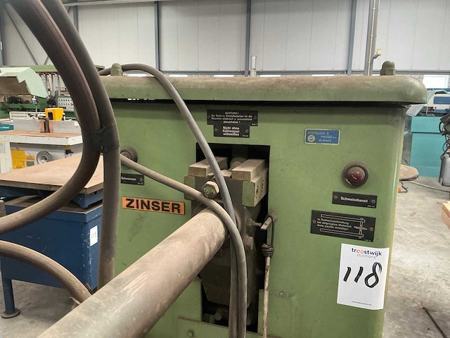 Zinser p20fs puntlasmachine - afbeelding 9 van  11