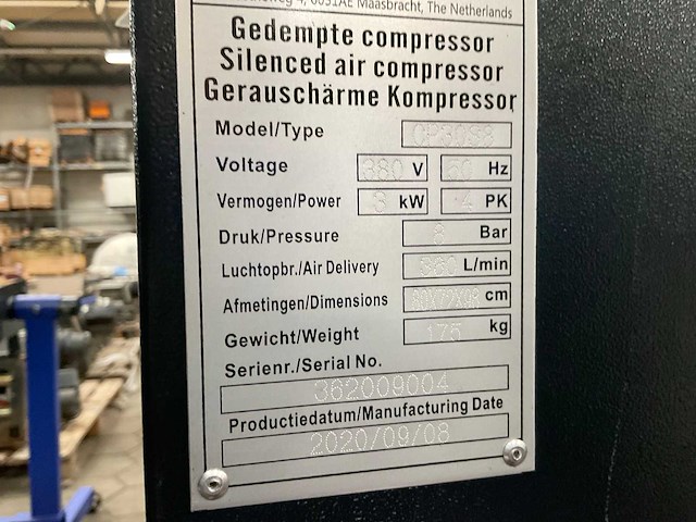 Zionair cp308s luchtcompressor - afbeelding 4 van  6