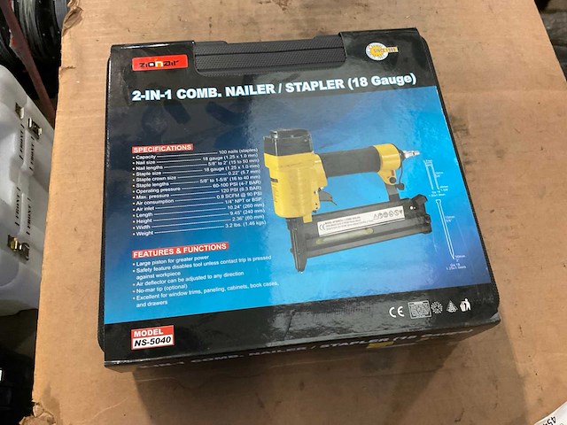 Zionair ns5040 combi nailer stapler - afbeelding 2 van  5