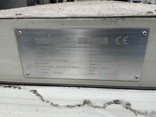 Zionair sb120a straalcabine - afbeelding 2 van  11
