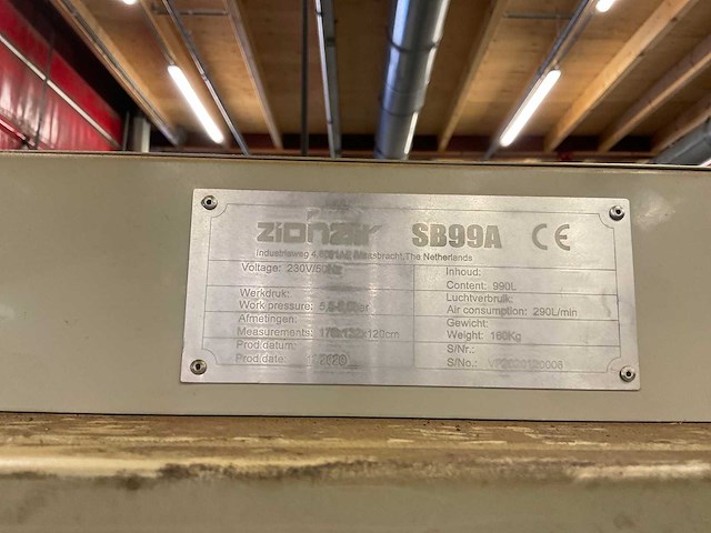 Zionair sb99a reinigings cabine - afbeelding 6 van  7