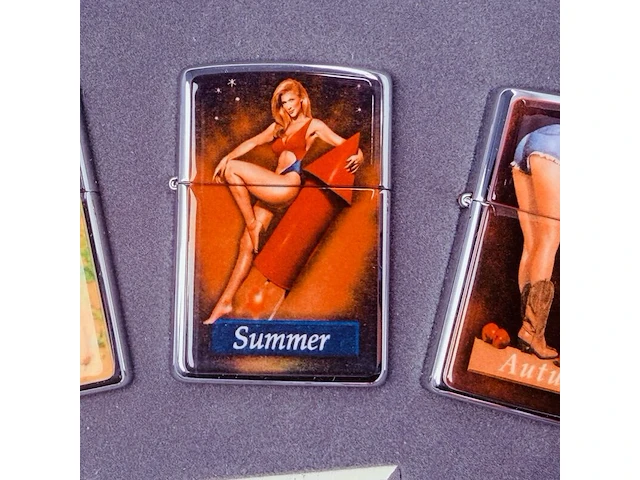 Zippo 1996 pinup girls aansteker collectie - afbeelding 5 van  9