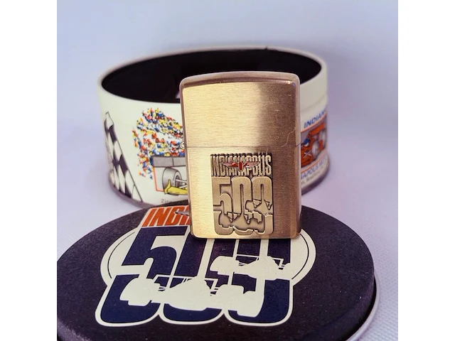 Zippo indianapolis 500 limited edition aansteker - racing collectible - afbeelding 1 van  6