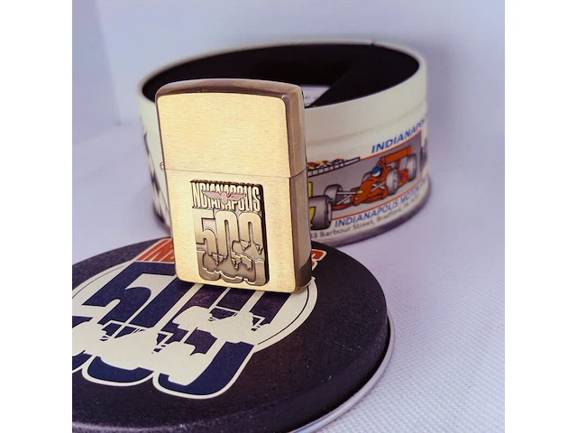 Zippo indianapolis 500 limited edition aansteker - racing collectible - afbeelding 2 van  6