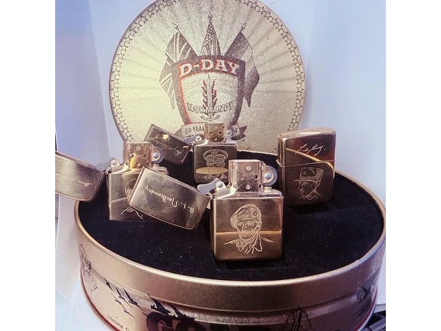 Zippo ww2 limited edition aanstekers - d-day geallieerden - afbeelding 3 van  7