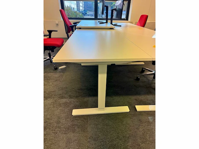 Zit-sta bureau 160x80cm hoogte:70-117cm - afbeelding 4 van  6