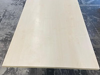 Zit sta bureau, lichte kleur hout - afbeelding 4 van  4