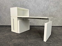 Zit-zit slingerbureau 120x80 met opbergkast - afbeelding 2 van  8