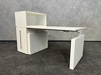 Zit-zit slingerbureau 120x80 met opbergkast - afbeelding 4 van  8