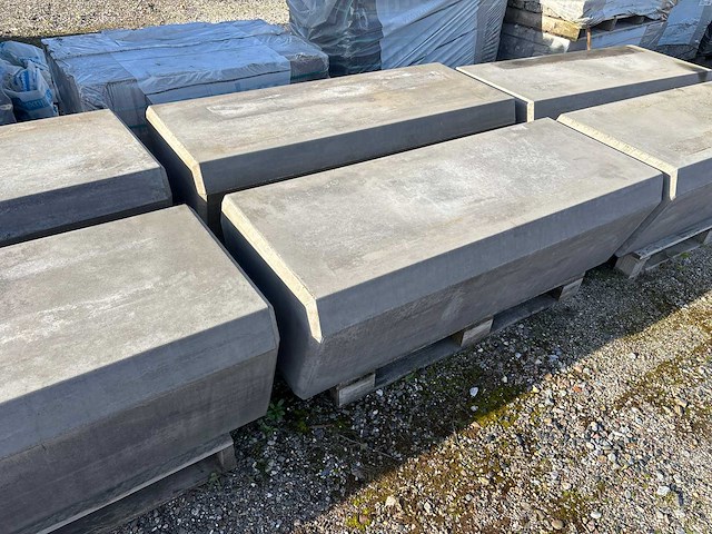 Zitbank - antraciet - 150 x 65 x 45 cm (9x) - afbeelding 5 van  8