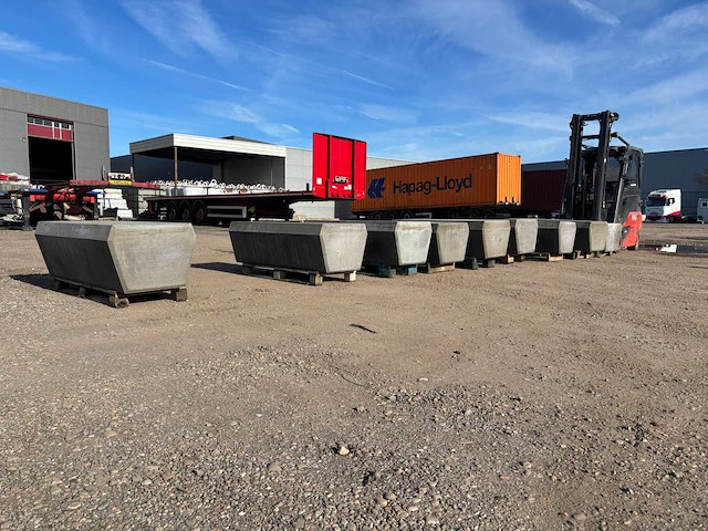 Zitbank - antraciet - 150 x 65 x 45 cm (9x) - afbeelding 6 van  8