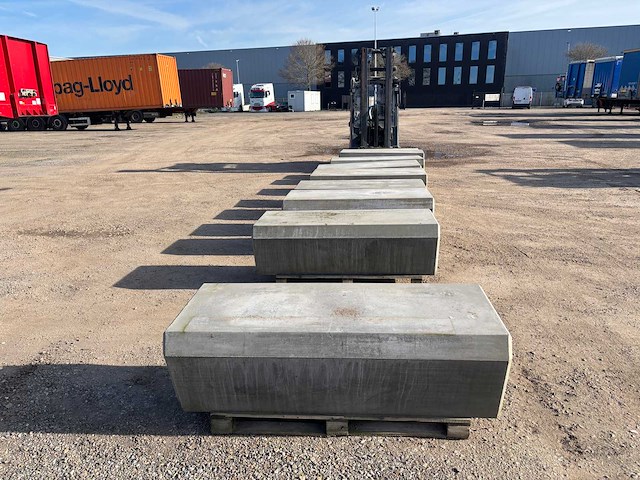 Zitbank - antraciet - 150 x 65 x 45 cm (9x) - afbeelding 8 van  8