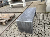 Zitbank beton - antraciet - 120 cm (2x) - afbeelding 3 van  3