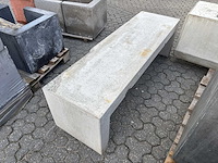 Zitbank beton - grijs - 150 cm - afbeelding 1 van  2