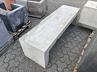 Zitbank beton - grijs - 150 cm