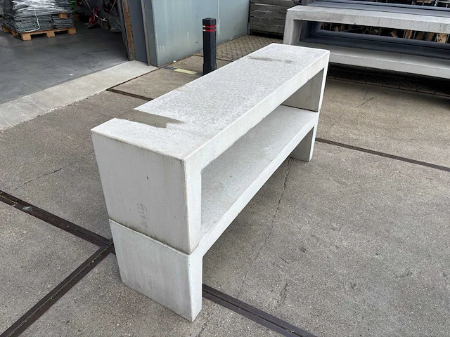 Zitbank beton - grijs - 180 cm (1x) - afbeelding 3 van  3