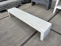 Zitbank beton - grijs - 220 cm - afbeelding 2 van  4
