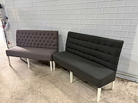 Zitbank / wachtkamerbank (2x) - afbeelding 4 van  4