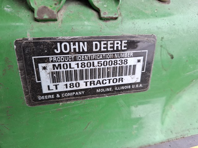 Zitmaaier, john deere, lt180 - afbeelding 11 van  21