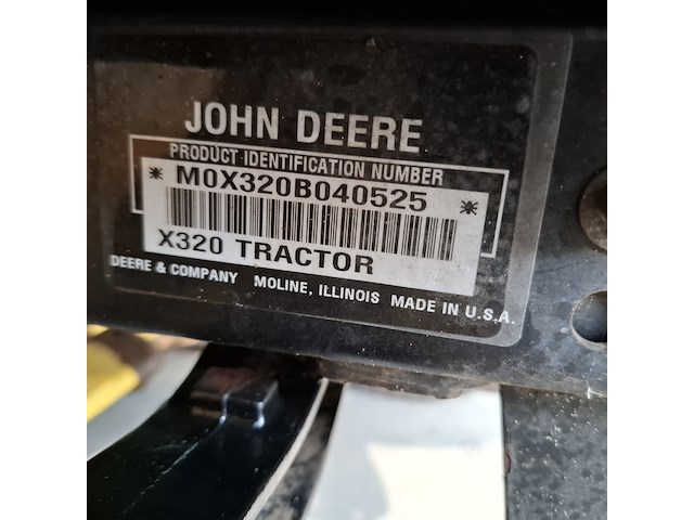 Zitmaaier, john deere, x320, 2006 - afbeelding 13 van  30