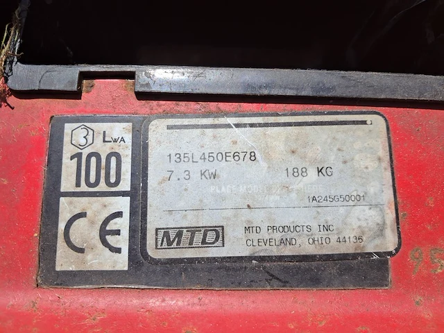 Zitmaaier mtd, 1450e - afbeelding 14 van  24