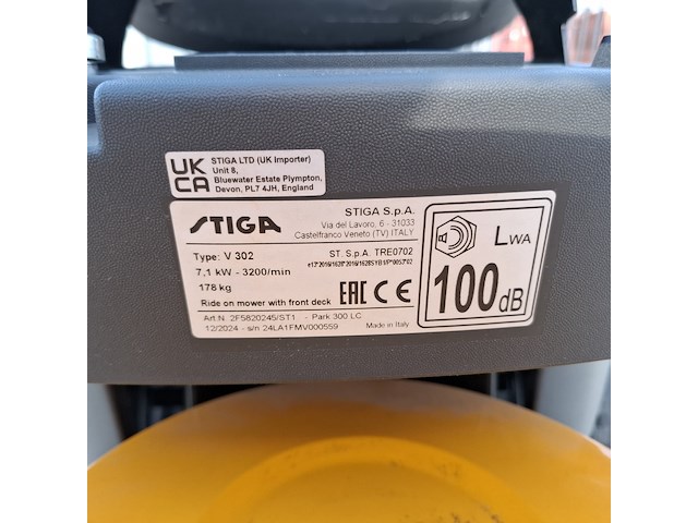 Zitmaaier, stiga, park 300 lc - afbeelding 10 van  31